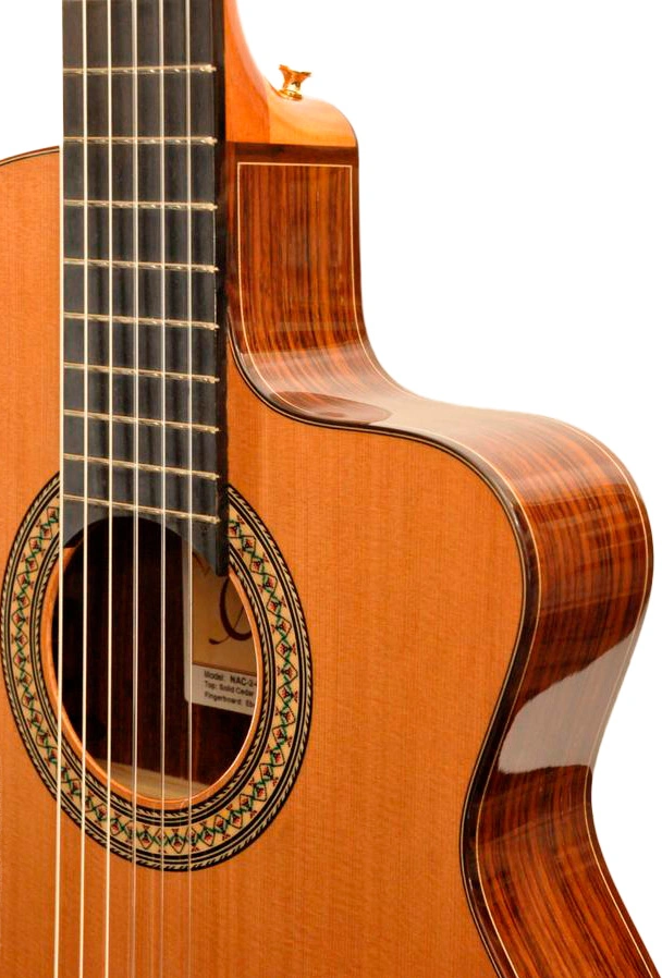 Camps NAC-2 Guitarra Clasica Electrificada Problend Caja Estrecha - Imagen 4